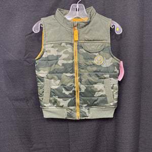 Boys Camo Winter Vest