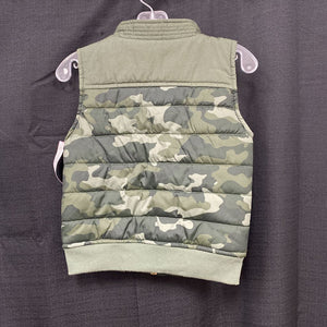 Boys Camo Winter Vest