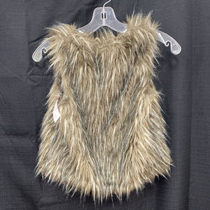 Girls Fuzzy Winter Vest