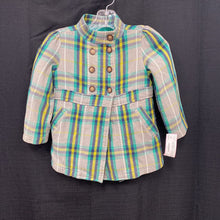 Load image into Gallery viewer, Girls Plaid Winter Jacket

