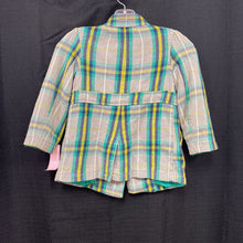 Load image into Gallery viewer, Girls Plaid Winter Jacket
