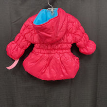 Load image into Gallery viewer, Girls Heart Winter Coat
