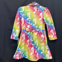 Load image into Gallery viewer, Girls Mermaid Winter Peacoat
