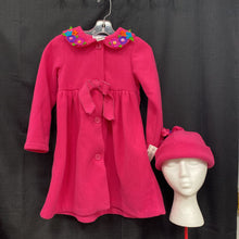 Load image into Gallery viewer, Girls Winter Peacoat w/Hat
