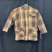 Load image into Gallery viewer, Boys Plaid Winter Jacket
