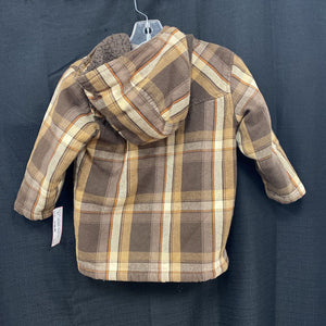 Boys Plaid Winter Jacket