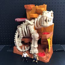 Load image into Gallery viewer, Island Of Lost Creatures Dinosaur Skeleton Playset w/Figures
