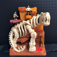 Load image into Gallery viewer, Island Of Lost Creatures Dinosaur Skeleton Playset w/Figures
