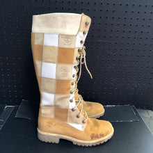 Load image into Gallery viewer, Women's Tall Checkered Boots
