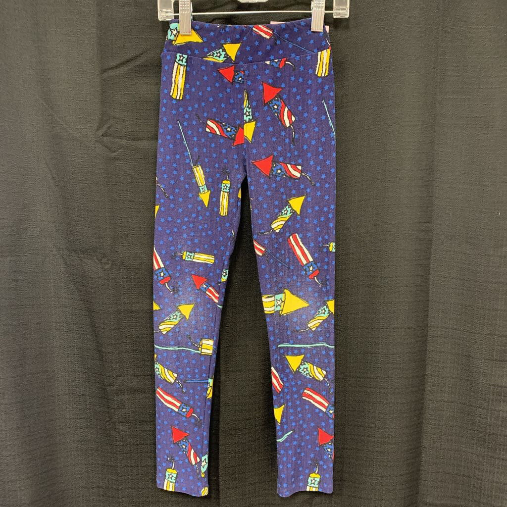 USA Fireworks Leggings