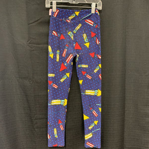 USA Fireworks Leggings