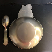 Load image into Gallery viewer, Pewter Keepsake Baby Bowl &amp; Spoon (Mastermark)
