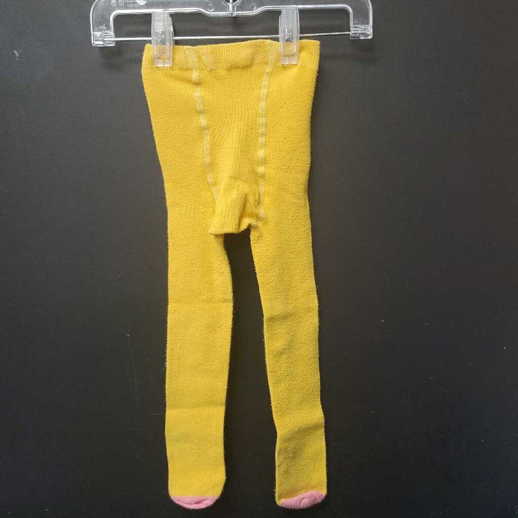 Girls Winter Tights w/ pink foot (M & S)