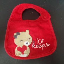 Load image into Gallery viewer, Valentine "For Keeps" bib
