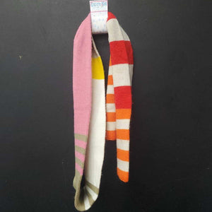 Girls Striped Winter Scarf