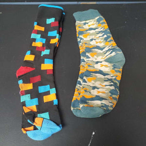 2pk Boys Patterned Socks
