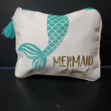 Load image into Gallery viewer, "Mermaid at heart" Zipper Pouch Bag
