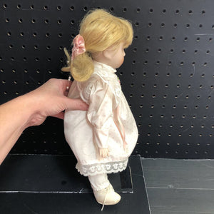 Porcelain Doll in Dress & Shoes