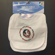 Load image into Gallery viewer, 2pk "Baby Seminole" Bibs (NEW) (FSU)
