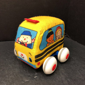 Pull & Go Cloth School Bus