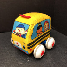 Load image into Gallery viewer, Pull &amp; Go Cloth School Bus

