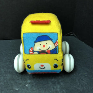 Pull & Go Cloth School Bus