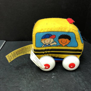 Pull & Go Cloth School Bus