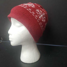 Load image into Gallery viewer, Girls Snowflake Winter Hat
