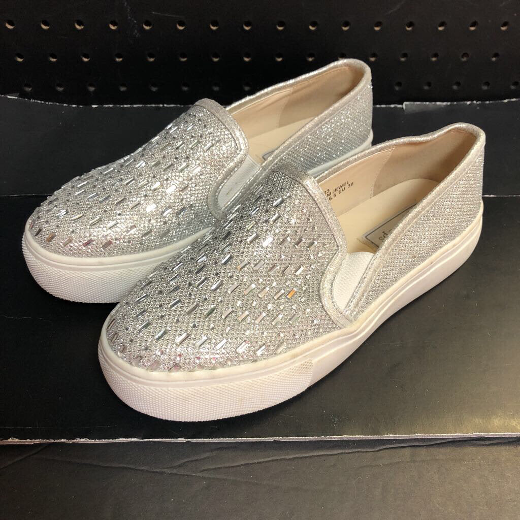 Girls Jeweled Slide On Shoes (Touch Ups)