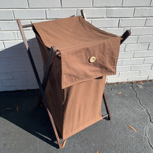 Load image into Gallery viewer, Wood X Hamper w/bag
