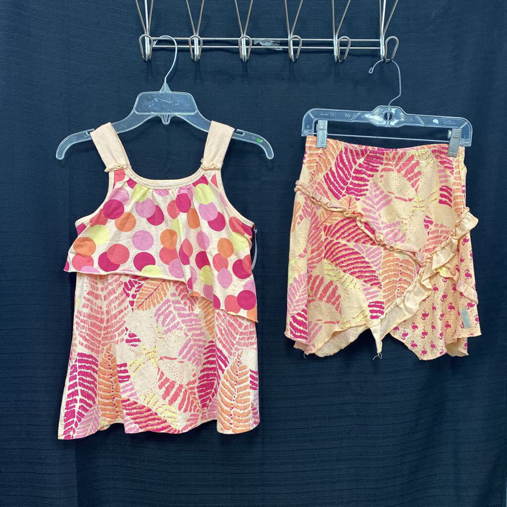 2pc flamingo outfit