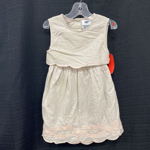 Pattern layered dress