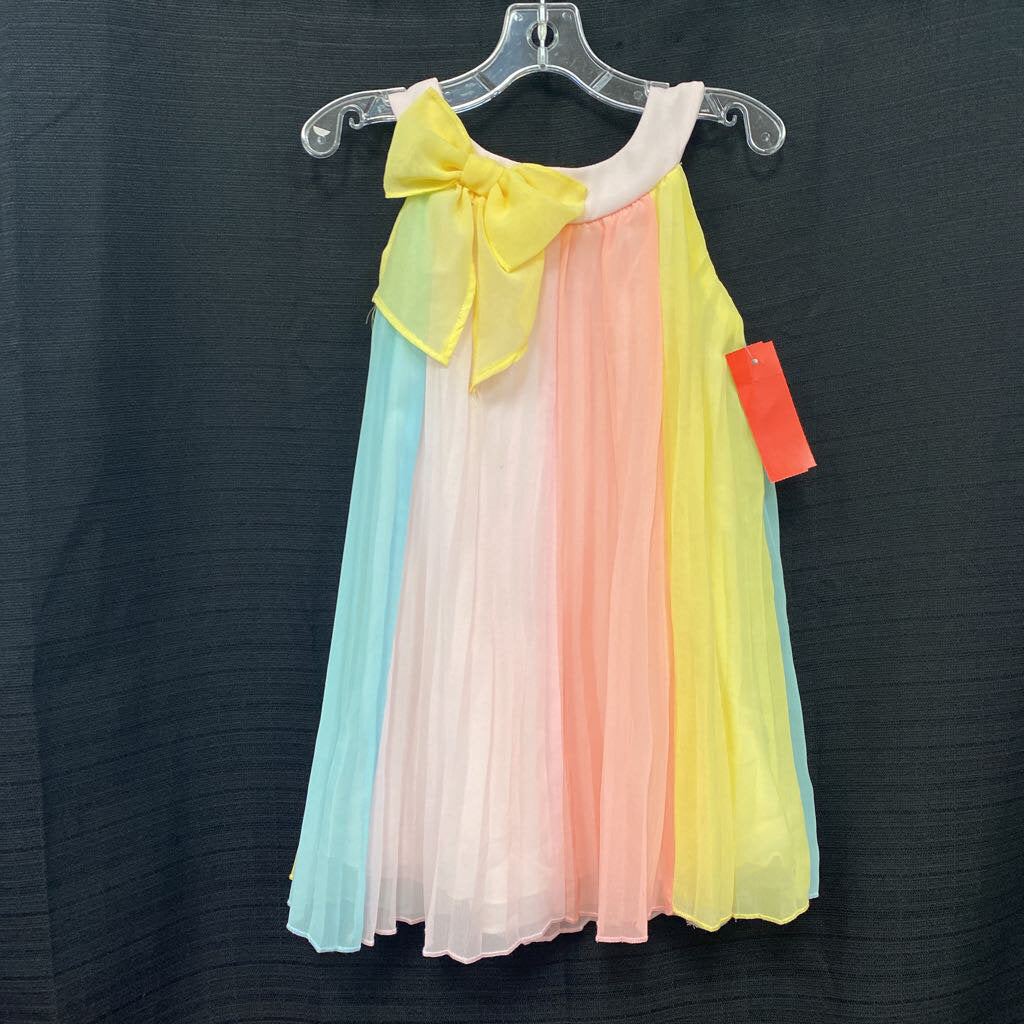 Pastel pleated dress