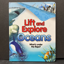 Load image into Gallery viewer, Lift and Explore Oceans (Sea Animals) (Deborah Murrell) -educational hardcover
