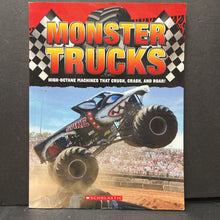 Load image into Gallery viewer, Monster Trucks (Nancy Cortelyou) (Vehicles) -educational paperback
