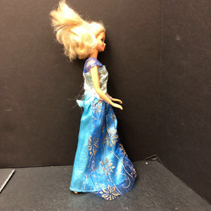Doll in Sparkly Flower Dress 1976 Vintage Collectible