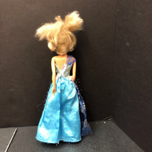 Load image into Gallery viewer, Doll in Sparkly Flower Dress 1976 Vintage Collectible
