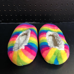 Girls Striped Slippers