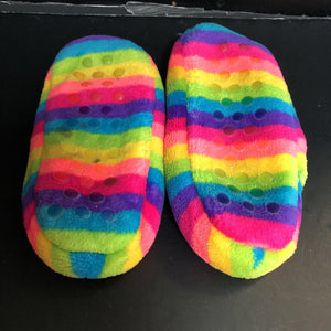 Girls Striped Slippers