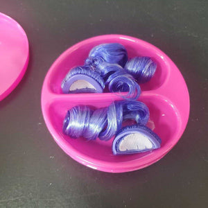 2pk Doll Wigs w/Containers