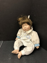 Load image into Gallery viewer, Porcelain Jamie Baby Doll 1991 Vintage Collectible (Danbury Mint)
