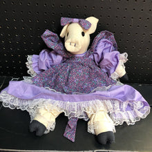 Load image into Gallery viewer, Pig in Floral Lace Dress
