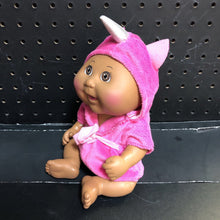 Load image into Gallery viewer, African American Baby Doll in Unicorn Robe
