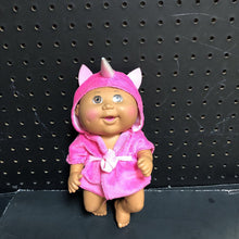 Load image into Gallery viewer, African American Baby Doll in Unicorn Robe
