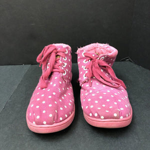 Girls Polka Dot Lined Shoes