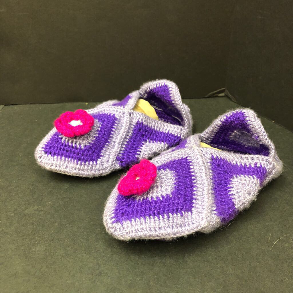 Girls Knit Slippers