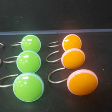 Load image into Gallery viewer, 12pk Circle Bathroom Shower Curtain Hooks
