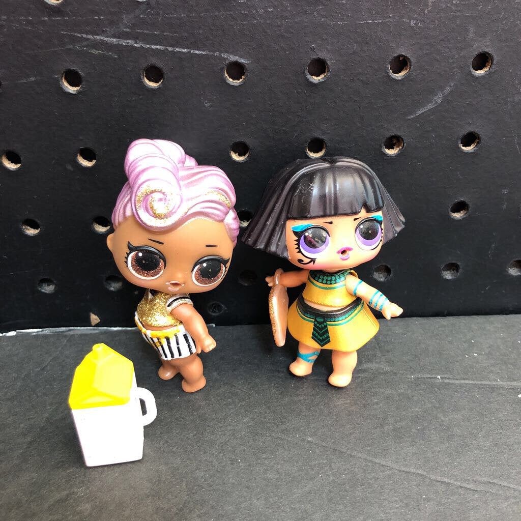 2pk Dolls w/Accesories
