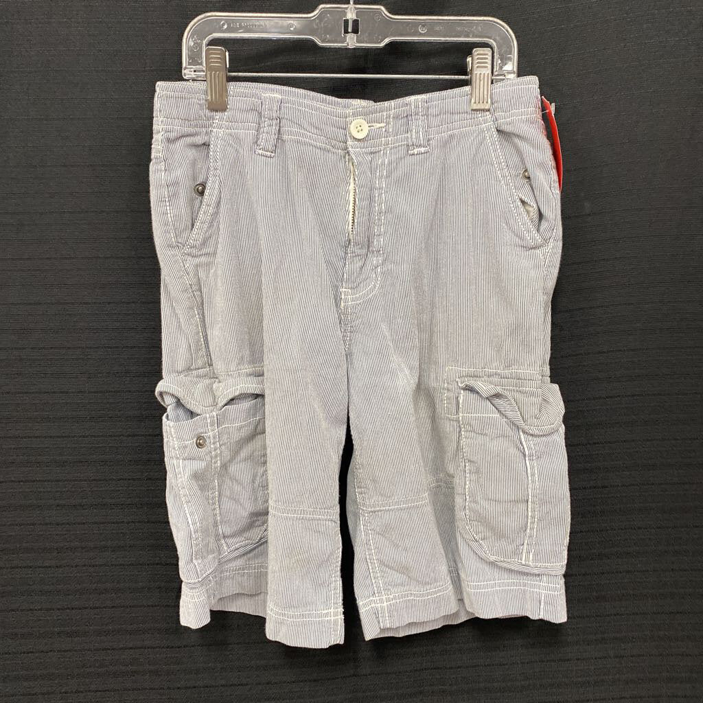 Striped Cargo Shorts