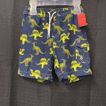Load image into Gallery viewer, Dinosaur Swim Trunks
